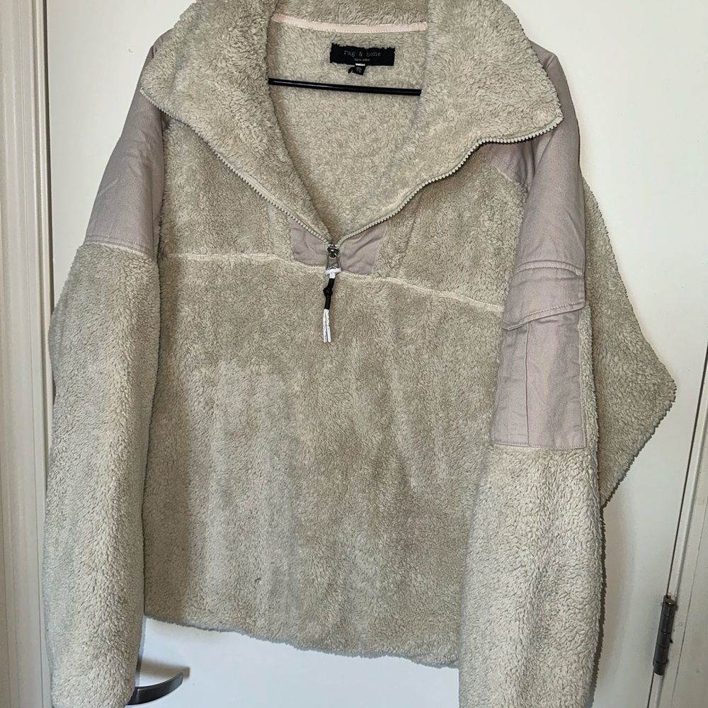 Rag & Bone Cozy Half-Zip Pullover Jacket